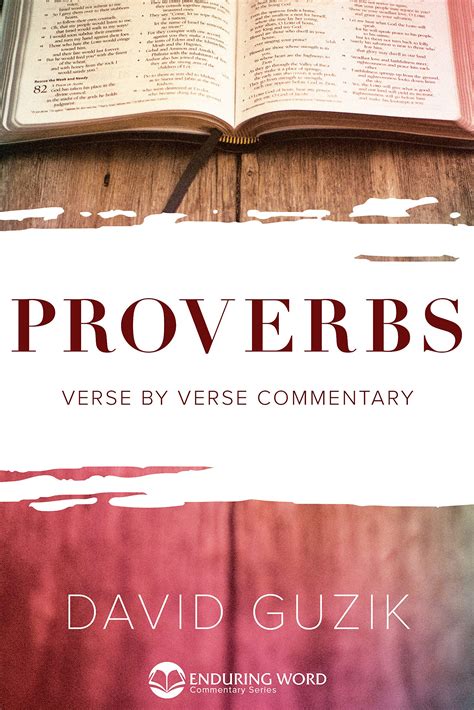 Read Online Proverbs By David Guzik