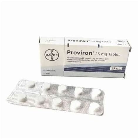 th?q=Proviron 25 mg Tablet Kullanma Talimatı - İlaç Prospektüsü