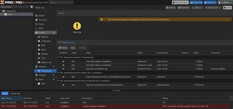 Proxmox failed exit code 1.  After the cleanup and correct mapping of "Network I...