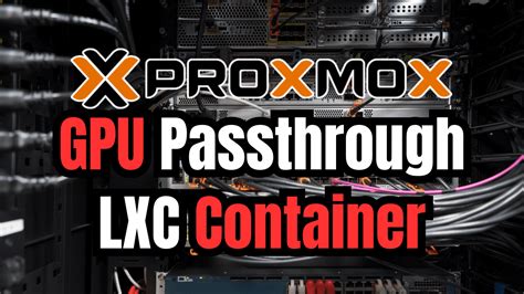 Proxmox gpu passthrough script.  For spinning up a new LXC, Proxmox VE Helper-S...