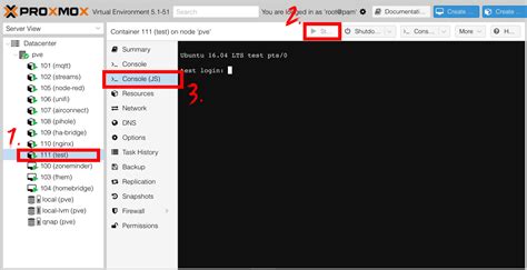 Proxmox lxc console.  By setting cmode to console it tries to attach to /dev/console ...