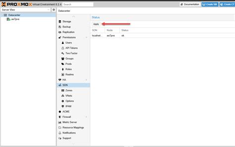 Proxmox network restart.  Is it possible to apply changes without reboo...