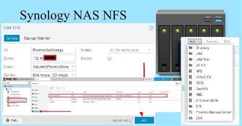 Proxmox synology shared storage.  NFS provides a convenient and flexible s...