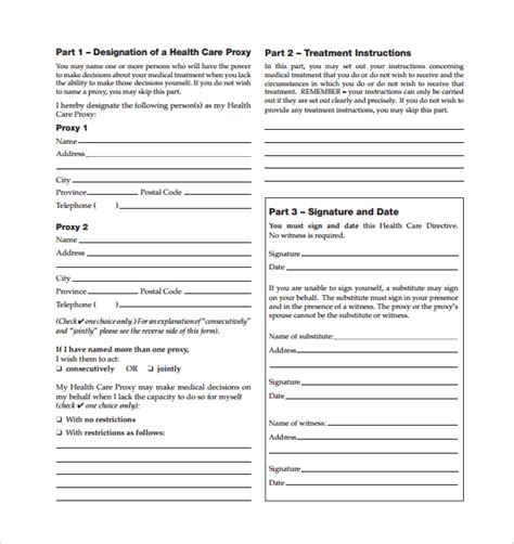 Proxy Form En Espanol