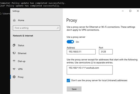 Proxy setting. Oct 6, 2021 at 8:59. Add a comment. 14. First, run cmd as administrator to open a command prompt. Command to copy proxy settings of current user to WinHttp: netsh winhttp import proxy source =ie. To reset the proxy to default settings: netsh winhttp reset proxy. To show proxy settings of current user: 