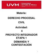 Proyecto Integrador 2 Derecho Civil 1 1 .pdf - Course Hero