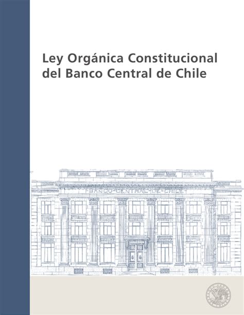 Proyecto de ley orgánica constitucional del banco central de chile. - Thermodynamics solution manual cengel and boles.