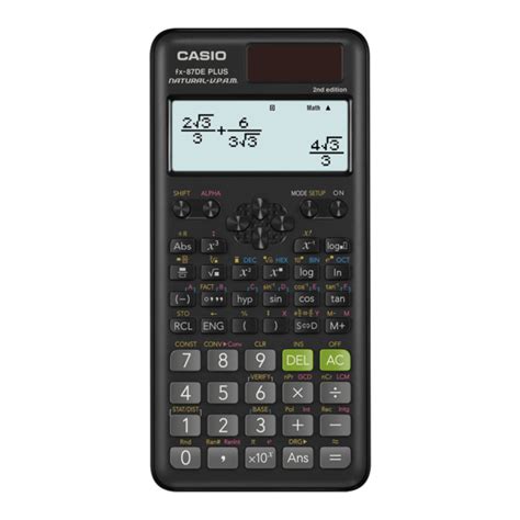 Prozentrechnungen - Casio fx-87DE PLUS Bedienungsanleitung