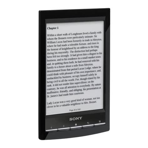 Prs Sony Ereader Guide User Download T1