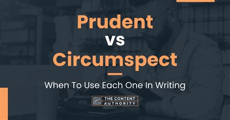 Prudent vs Prudential - Writing Tips