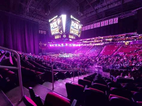 Prudential center view from my seat. The 200 Level at the Prudential Center is located at the top of the arena. Each of these sections is located along the side or in the corner and offers quality views for Devils games. Each section has just nine rows of seats, making … 