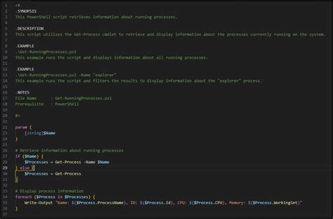 Ps1 script example.  4 days ago · Don't use . , or simply to learn PowerShe...
