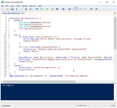 Ps1 script syntax.  Navigate to the directory containing the script.  ...