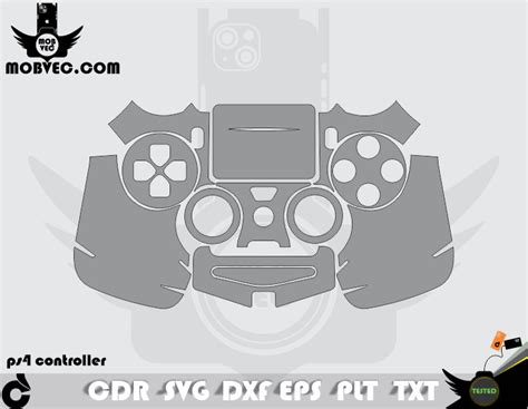 Ps4 Controller Vector Template