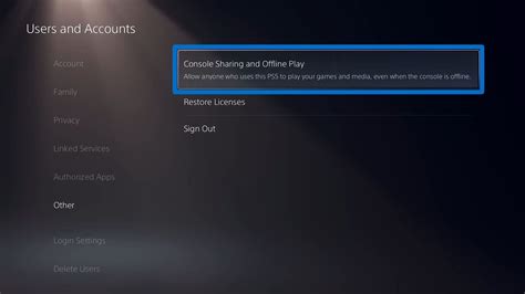 Ps5 offline account.  Console Sharing and Offline Play is automatically e...
