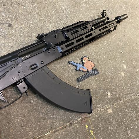The PSA CUSTOM AK-47 gives you a tried-and-true platform of the PSAK-47 GF3 with a PSA CUSTOM finish from the custom paint shop that is bound to grab attention. Gas Nitride 4150 steel treated barrel; Stamped steel receiver; Hammer Forged Front Trunnion; Hammer Forged Bolt; Hammer Forged Carrier; Side Scope Mount; 7.62x39 Caliber; 1 in 9.5" Twist. 