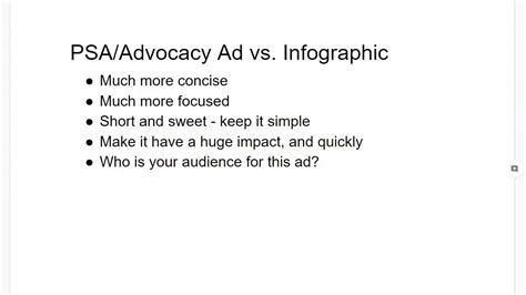 Psa vs advocacy ad. Sep 21, 2023 · See answer (1) Best Answer. Copy. Public service announcements and advocacy are completely intertwined. Communications initiatives such as public service announcements, contribute to public ... 