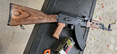 Psak-47 gf5 forged classic rifle. PSAK-47 GF5 NEW; PSAK-47 GF4 NEW; AK-103; AK-105; AK-P; PSA Custom; KS-47; PSA Gear; WBP Kit Builds NEW; PA-10; ComBloc Kit Guns NEW; Shop all PSA Products . Shop Now. Ammo. Bulk Ammo Deals; 5.56 Ammo.223 Ammo; 9mm Ammo; 300 Blackout Ammo; Shotgun Ammo ... PSA AK-103 Premium Forged Classic Rifle with Cleaning … 