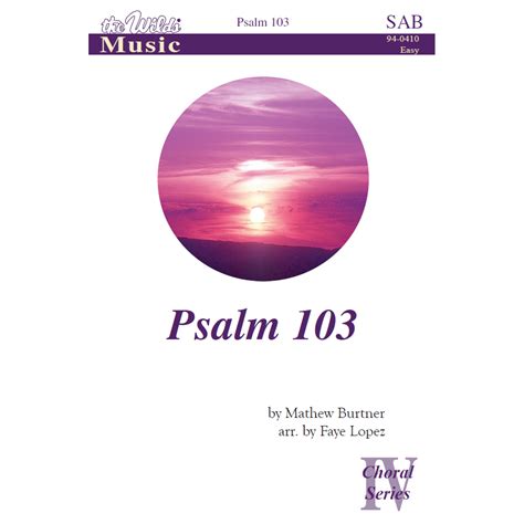 Psalm 103 - ChoralWiki - CPDL