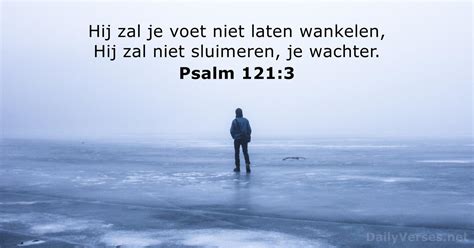 Psalm 121:3 - Bijbeltekst - DailyVerses.net