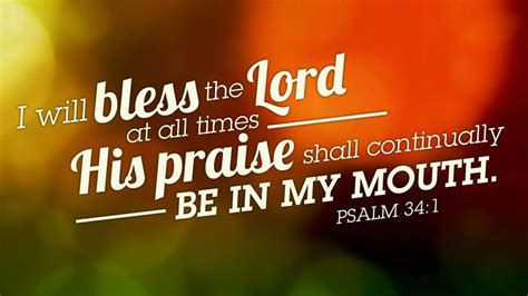 Psalm 34 1 8 Esv