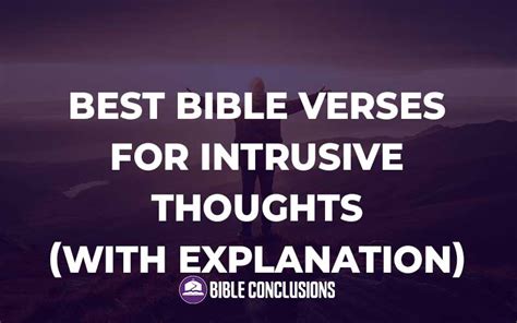 Psalm for intrusive thoughts.  Today we will talk about bible verses about...