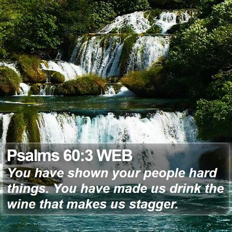 Psalms 60:3 - Bible Verse Meaning and Commentary