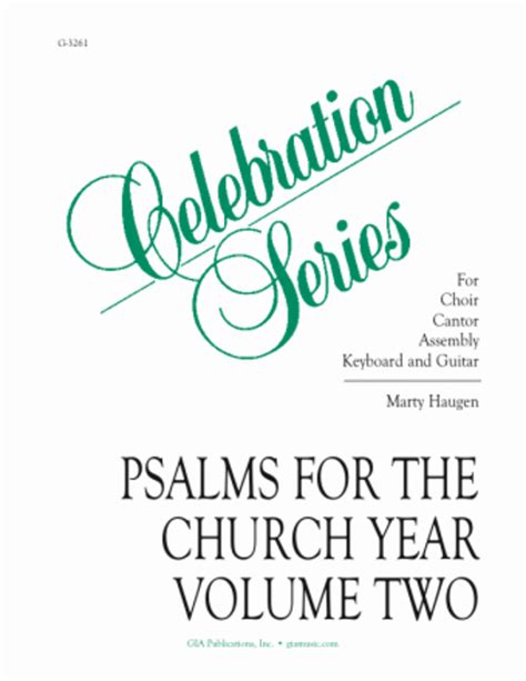 Psalms for the church year volume 2. .  ...