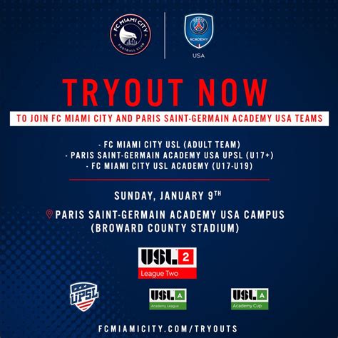 Psg tryouts