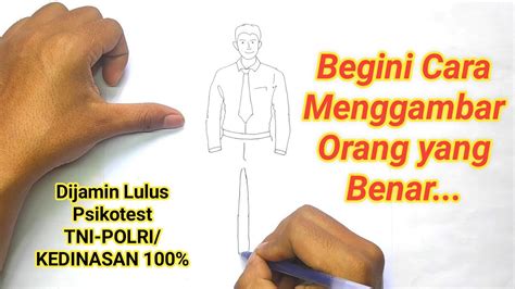 Psikotest Gambar Orang Tips dan Trik Mengerjakan …