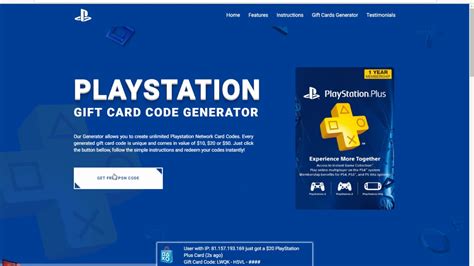 Psn gift card generator. Jul 27, 2020 · Swagbucks 3.2 2. Fetch Rewards 3.3 3. Sony Rewards 3.4 4. InstaGC 3.5 5. Shoply 3.6 6. Mistplay 4 You’ve Earned a PSN card. Now What? 4.1 Start By Creating an Account 4.2 How do I Redeem My PlayStation Gift Card? 4.3 Popular Coupons, Promo Codes, and Deals: 4.3.1 Coupon Codes 4.3.2 Paid Surveys 4.3.3 Top Pages 4.3.4 Coupon Codes 4.3.5 Paid Surveys 