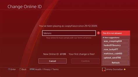 Apr 10, 2019 · First, make sure you’re logged into your PSN account by going here, then select PSN Profile in the menu. Then select the Edit button next to your name, enter in a valid PSN ID of your choice ... . 