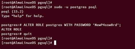 Psql password.  Replace default PostgreSQL Password Any existing self-hosted t...