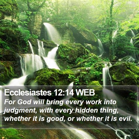 Pst Caro on Twitter: "ECCLESIASTES 12 [14]For God will bring …