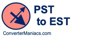 Pst est time converter. PST is 3 hours behind of EST. It is currently 1:00 pm in PST, which is a suitable time to arrange a call or meeting. In EST, the time would be 4:00 pm - a usual … 