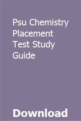 Psu chemistry placement test study guide. - Sample letters of recommendation correctional officer.
