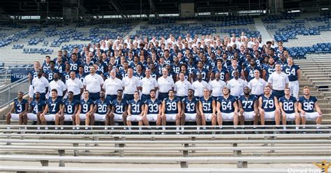 Psu football roster. Jan 18, 2022 · The Nittany Lions' first roster of the 2022 season includes eight true freshmen, two transfers and six sixth-year seniors with extra eligibility. See who's gone, who's new and who's + in the Penn State football roster. 