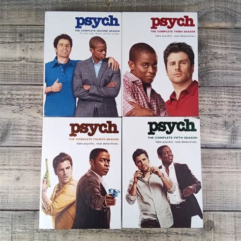 Psych DVDs: Seasons 2, 3 ,4, 5, eBay