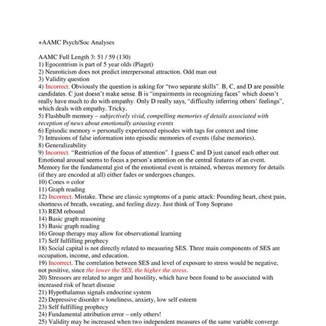 Psych soc 100 page doc. Psych Soc seems to be really similar to CARS though, in that I went from doing 124 in practice to 132 when I started reading the passages more carefully.) ... Did practice questions for P/S and can confirm that I did not read a single page of the doc yet or done KA videos and being a filthy SJW guided me well. Reply reply More replies More replies. 