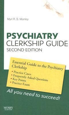 Psychiatry clerkship guide by myrl r s manley. - Métallogenèse des gisements horne et quemont.