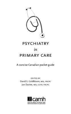 Psychiatry in primary care a concise canadian pocket guide. - Cat dp 30 nt service manual.