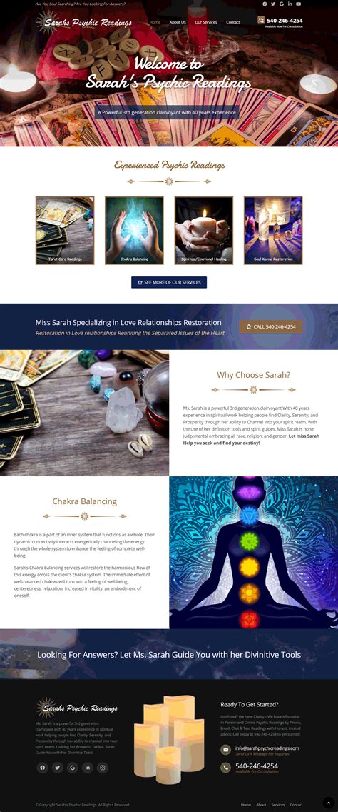 Psychic Website Design Get Your Website Designed Today
