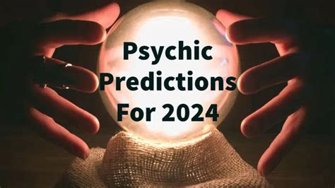 Psychic predictions for 2024 astrology. Theresa Reed, a tarot expert, offers tarot-inspired insights for 2024. She predicts a year of empowerment and self-governance, symbolized by The Emperor card in tarot. The U.S. presidential ... 