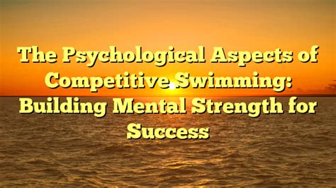 Psychological Aspects of Competitive Gliding