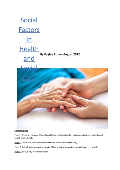 Psychological and Sociological Factors Influencing Patient Care