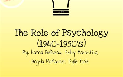 Psychology in the 1940