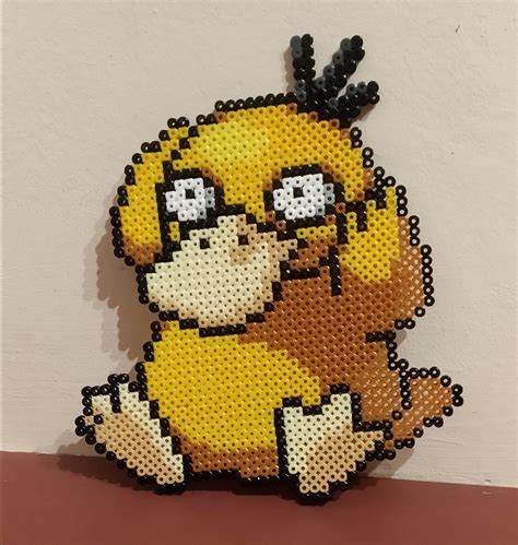 This Psyduck Perler Bead Pattern / Bead Sprite - Minecraft Pixel Art Gameboy is high quality PNG picture material, which can be used for your creative projects or simply as a decoration for your design & website content. 