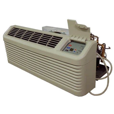 Ptac air conditioning units. This unit provides 9,200 BTUs of heating and cooling, requires 208-230V of power at 30 amps, and needs a NEMA 6-30P receptacle to power the unit and the included 5.0kw electric heater. Amana's PTACs use the environmentally friendly R-410a refrigerant. You can find the Wall Sleeve and exterior grille under the Accessories section. 