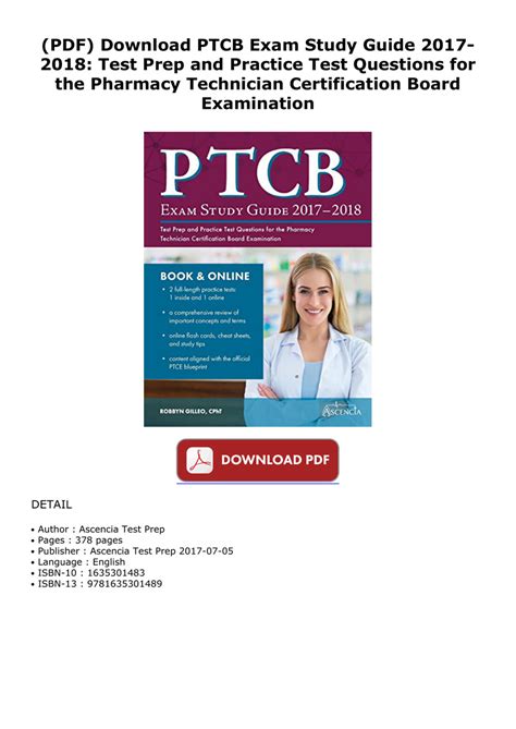 Ptcb Study Guide 2018 Pdf Resume Examples