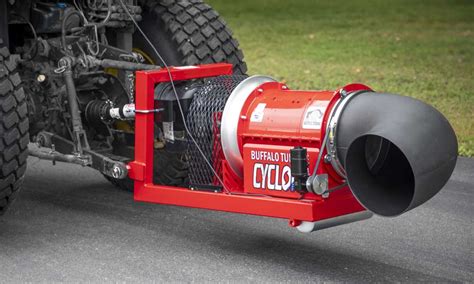 Pto debris blower.  20% increase in performance compared to the standard...